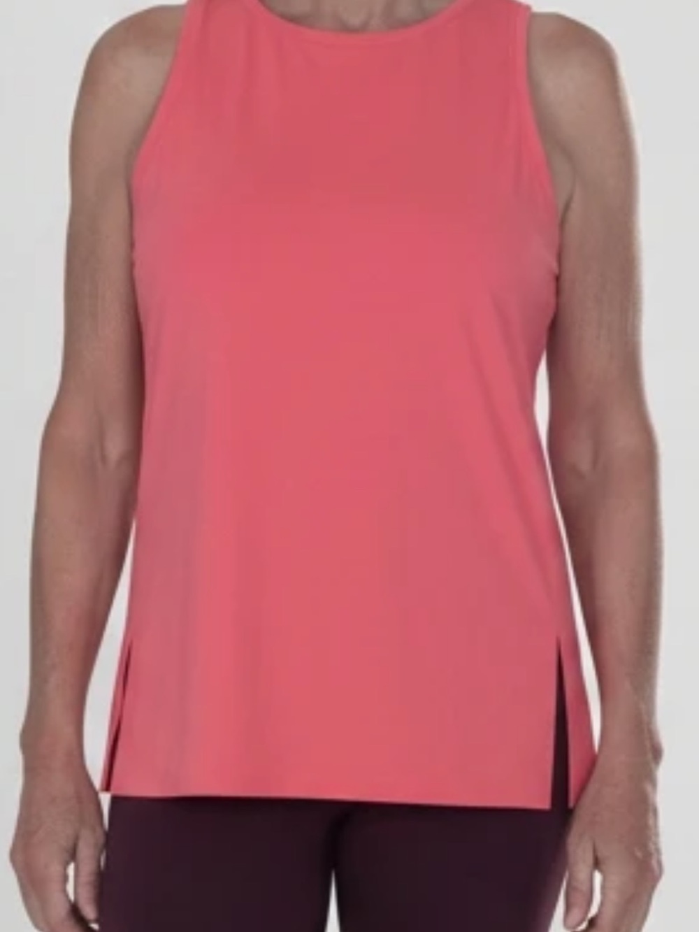 Athleta Zephyr Refined Tank in the shade Coral Petal (size medium)